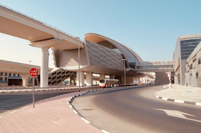 Abu Hail Metro Station platform