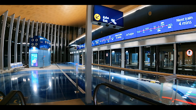 Al Furjan Metro Station, Dubai