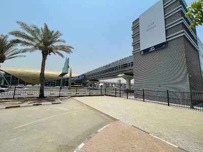 Al Khail Metro Station platform