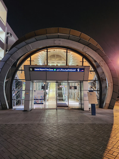 Dubai Airport Free Zone station area
