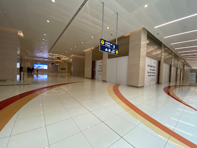 Jumeirah Golf Estates Metro Station platform