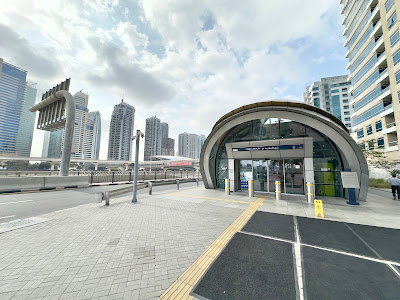 Sobha Realty Metro Station platform